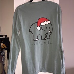 Ivory Ella long sleeve Christmas shirt